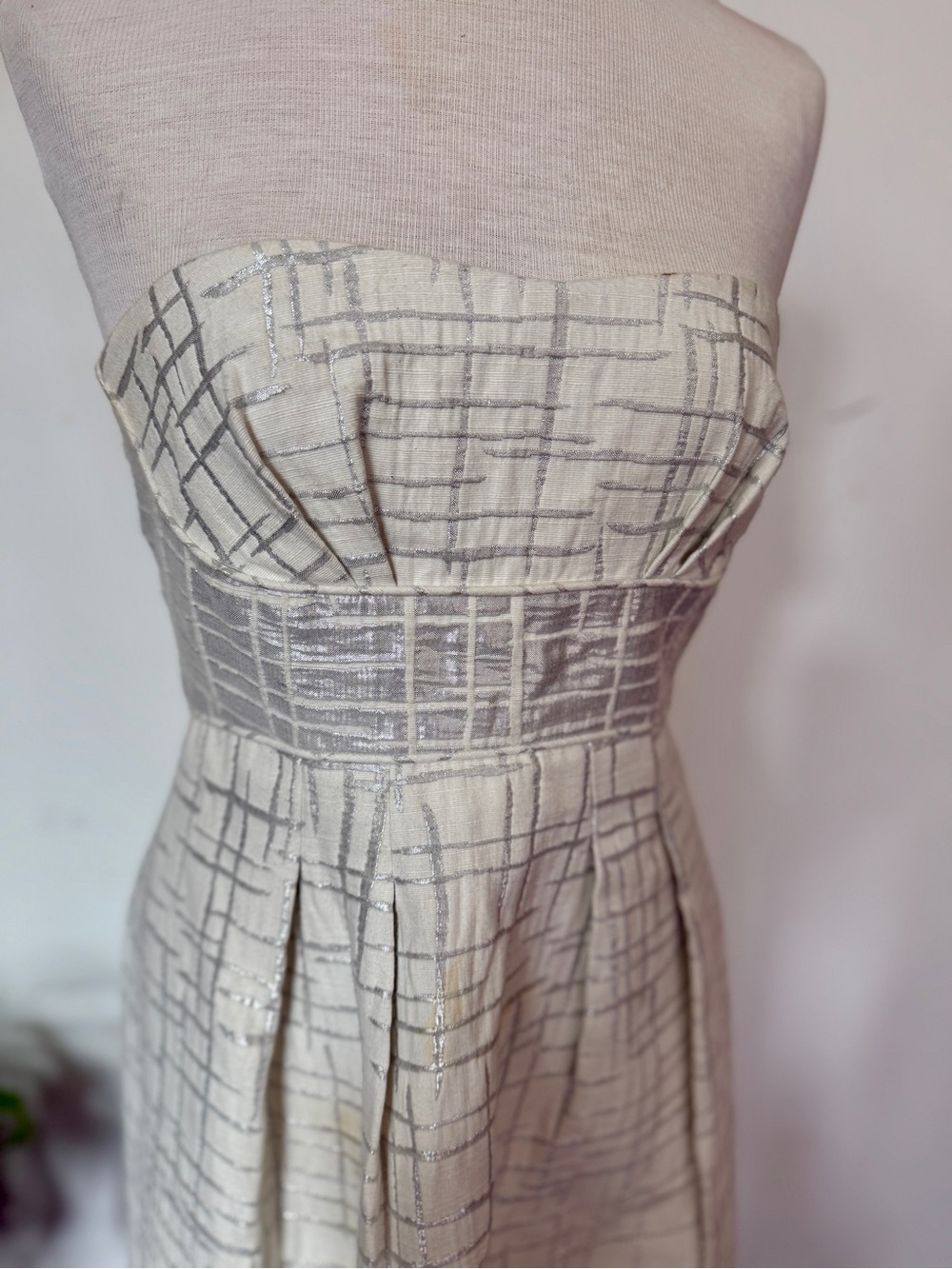 Metallic Strapless Mini Dress - Picture 13 of 13
